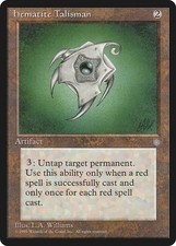 Hematite Talisman [Ice Age] Magic MTG