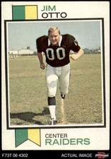 1973 Topps #461 Jim Otto Raiders HOF Miami Florida 4 - VG/EX