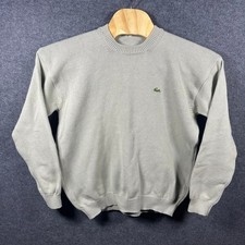 Lacoste Crewneck Sweater Long Sleeve Light Green Men Large Classic Fit - READ