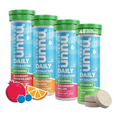 Electrolyte Tablets with Vitamins D, C, E, A, B6 & Magnesium, Vegan, Gluten-Free