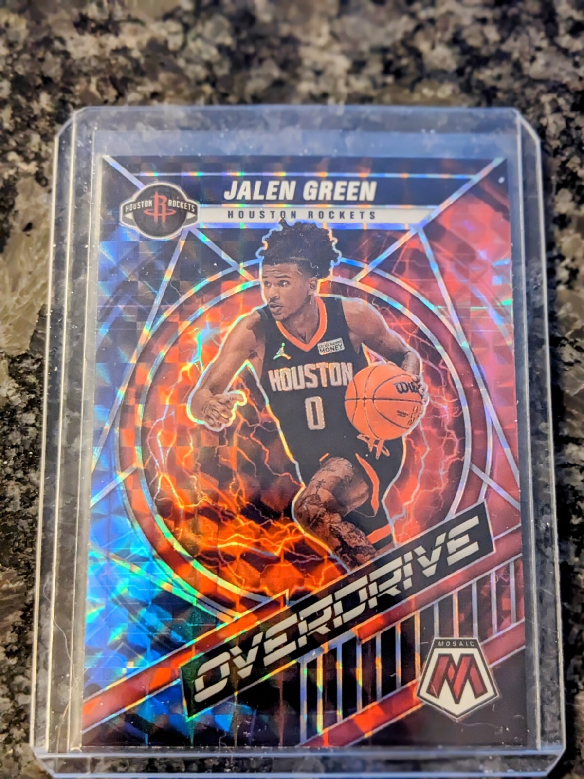 2021-22 Panini Mosaic - Overdrive #8 Jalen Green (RC) Prizm