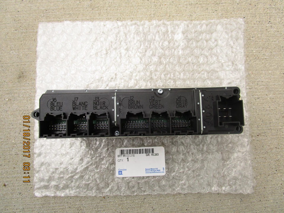 07 - 13 GMC YUKON XL 1500 2500 SLE SLT MASTER POWER WINDOW SWITCH NEW 20835552 - Image 4 of 4