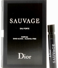 DIOR SAUVAGE EAU FORTE PARFUM VIAL SPRAY FOR MEN 0.03 Oz / 1 ml SAMPLE SIZE  