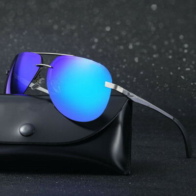 Men Women Vintage Retro Aviator Sunglasses Mirrored  display picture 1