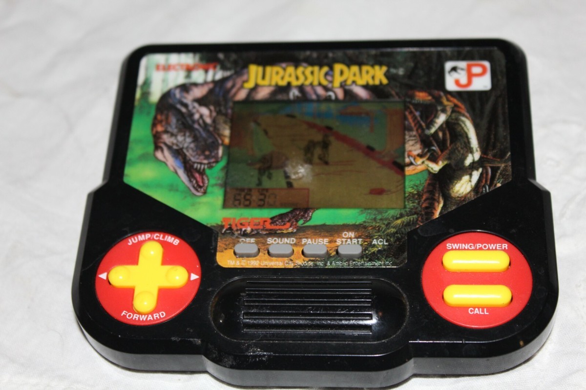 Vintage 1988 Tiger electronics Jurassic Park LCD Handheld