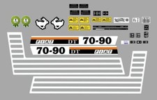 Fiatagri 70 90 dt decalcomanie adesive disponibili senza i numeri su richiesta