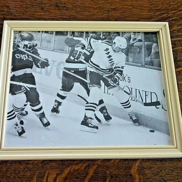 Stanley Cup New York Rangers NHL Ice Hockey Photo 1990 Playoffs Washington Press-image