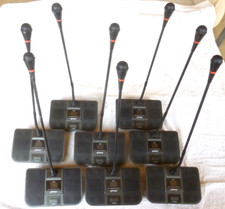Pyle Lot / Set Of 8 Wireless Uhf Conference / Meeting Microphone