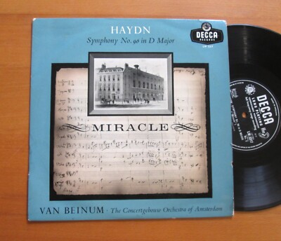 LW 5317 Haydn Symphony no. 96 Van Beinum Concertgebouw Decca 10'' Vinyl EX