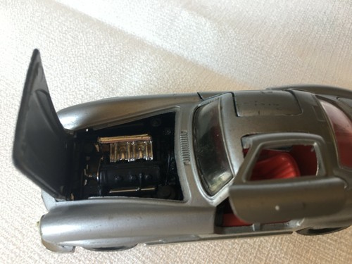 DE COLECCIÓN COCHE FUNDIDO A PRESIÓN CORGI JUGUETES PLATA MERCEDES BENZ 300SL DURO ROADSTER - Imagen 7 de 9