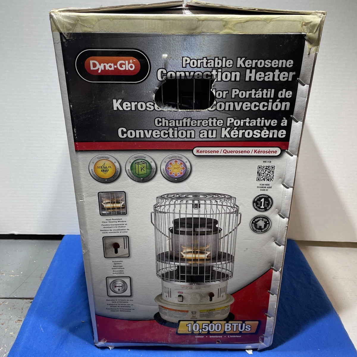 New Dyna-Glo WK11C8 Portable 10,500-BTU Indoor Kerosene Powered  689851874956 | eBay