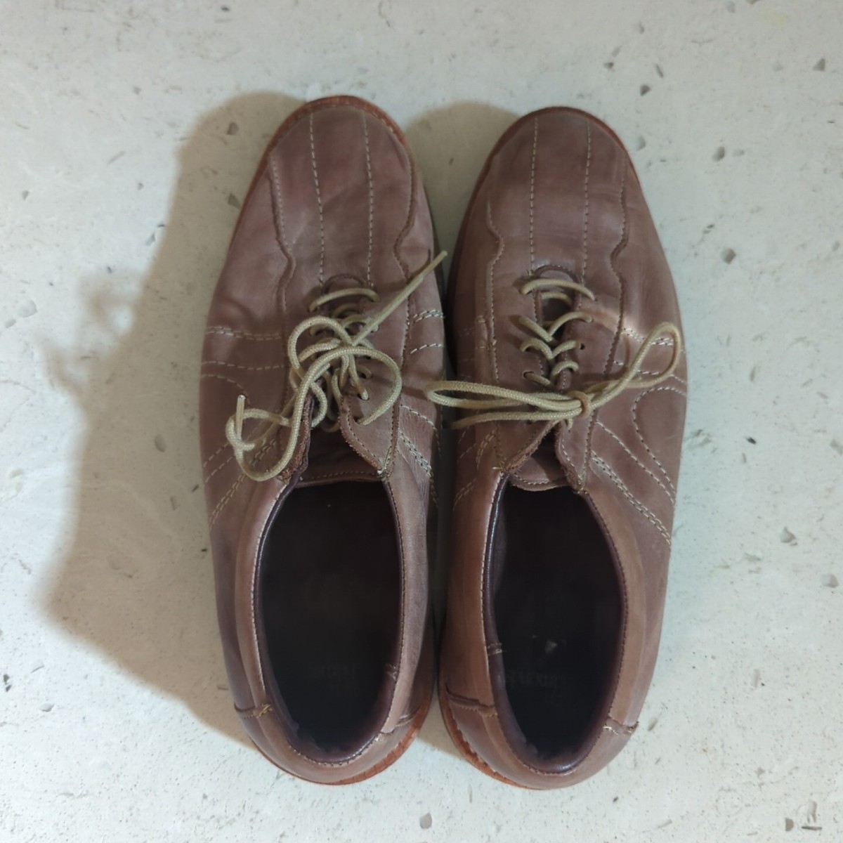 Allen Edmonds Voyager Antique Brown Leather Lace Up Oxfords Shoe Men\'s 10.5 WIDE Allen Edmonds Voyager Leather Oxford Casual | Mercari main image 4