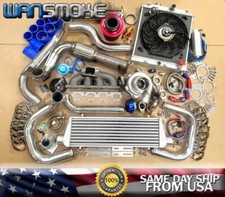 T3t4 Bolt-on Turbo Kit Ac For Dohc Integra Civic Si Vtec Em1 Ek9 Eg Dc Db Blue
