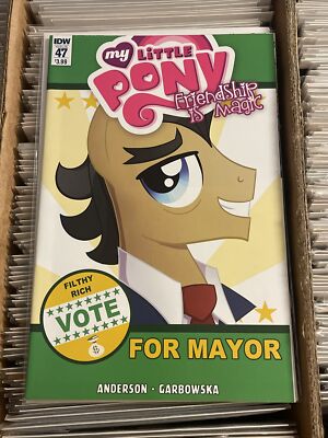 MY LITTLE PONY FRIENDSHIP IS MAGIC #47 AGNES GARBOWSKA 2016 FILTHY RICH cover