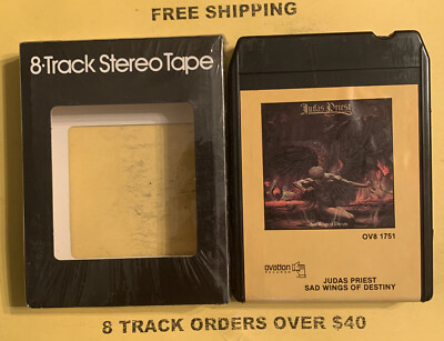 Judas Priest Sad Wings Of Destiny 8 track tape tested / Serviced