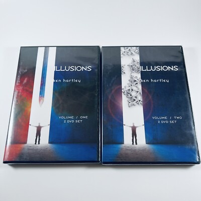 ILLUSIONS by Ken Hartley Volumes One & Two 1 2 DVD 2-Disc Sets 2009 - NEW