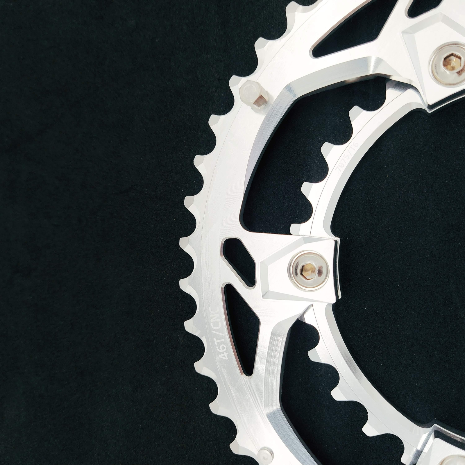 BikinGreen Oval CNC Chainring 46/30T Shimano 4 Arm 10-12Spd - Foto 10