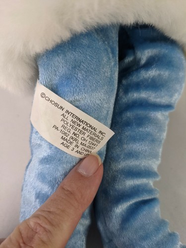 Juguete de peluche Chosun Santa Claus Elf de 19 pulgadas ropa azul - Imagen 6 de 7