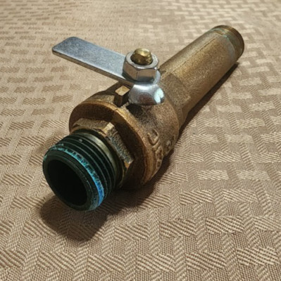 Rheem AP12231C-1 Brass Drain Valve (Full Flow) for Water Heater