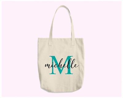 Deals Personalised Tote Bags Personalized Monogram Tote Bag Custom