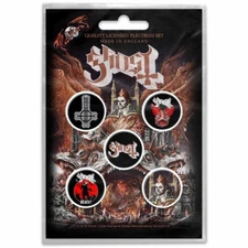 Ghost Button Badge Set (Set of 5)