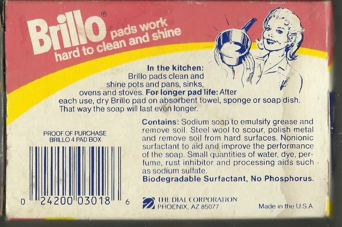 Brillo Steel Wool Soap Pads, Cleaning Tools & Sponges