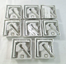 Lot of 8-Ikea 102.991.51 VIDGA White Wall Bracket Wall Fitting Curtain Rail- NEW