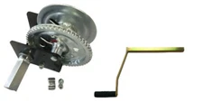 Goshen Stamping Right Hand DLB1200A Winch with Crank Handle for Pop-up Campers