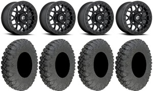Fuel Tech Beadlock Black 15 Wheels 32 Race Tires Honda Pioneer 1000 Talon Ebay