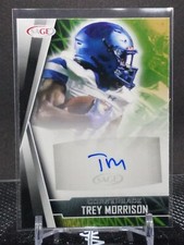 2022 Sage Low Series Football Trey Morrison AUTO A-TM UNC OU