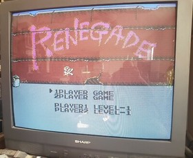 NES Nintendo Renegade Taito Vintage Video Game Cart Tested LN