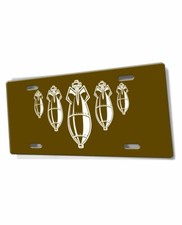 Strategic Bombing Air Raid License Plate - Aluminum - 5 colors - Made in the USA