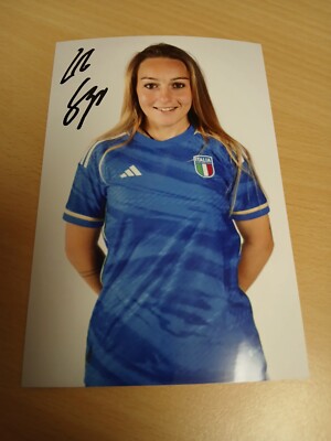 Signiertes Foto Giada Greggi Italien Frauen NEU 