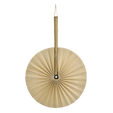 Wall Decor Fan Bamboo H:49cm x 32cm by Chic Antique