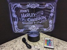 Harley Davidson Custom made L.E.D. Large light display