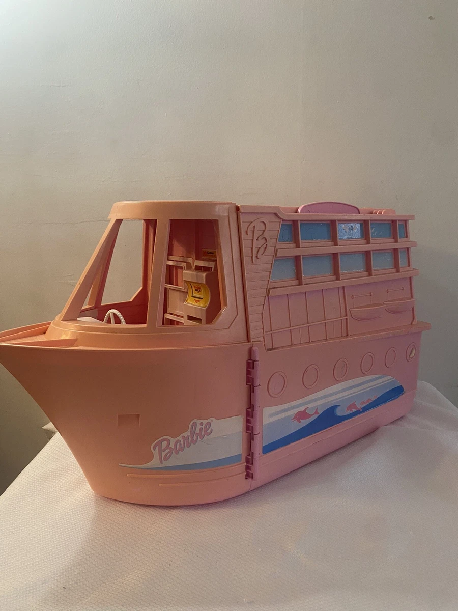 Barbie Dream Boat Cruise Ship Yacht Pink Large Dance Party Mattel