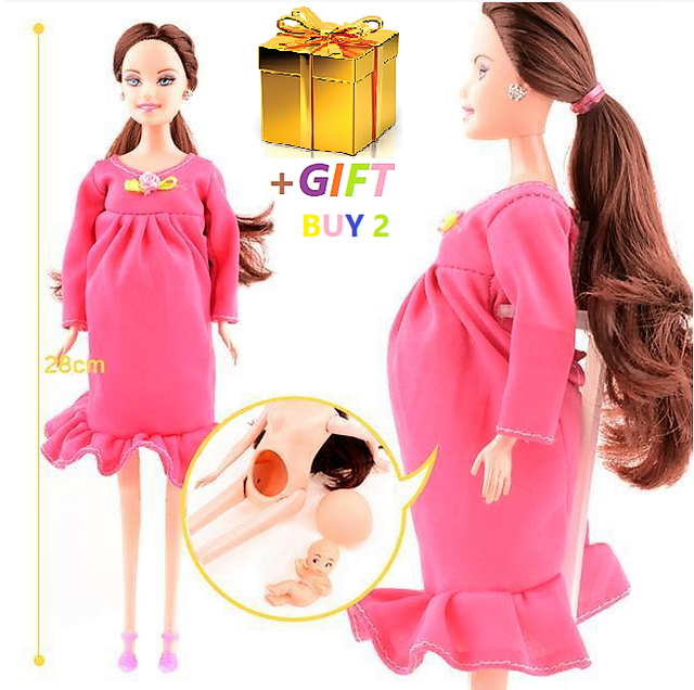 ebay pregnant barbie