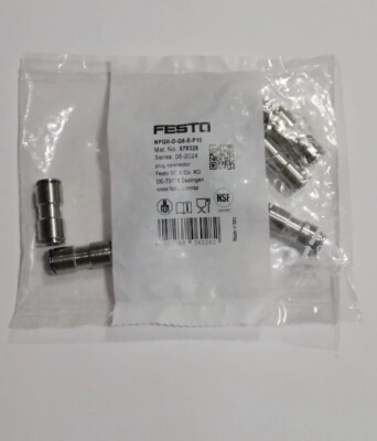Packung mit 10 Stk. FESTO NPQH-D-Q8-E-P10 578325 Steckverbinder