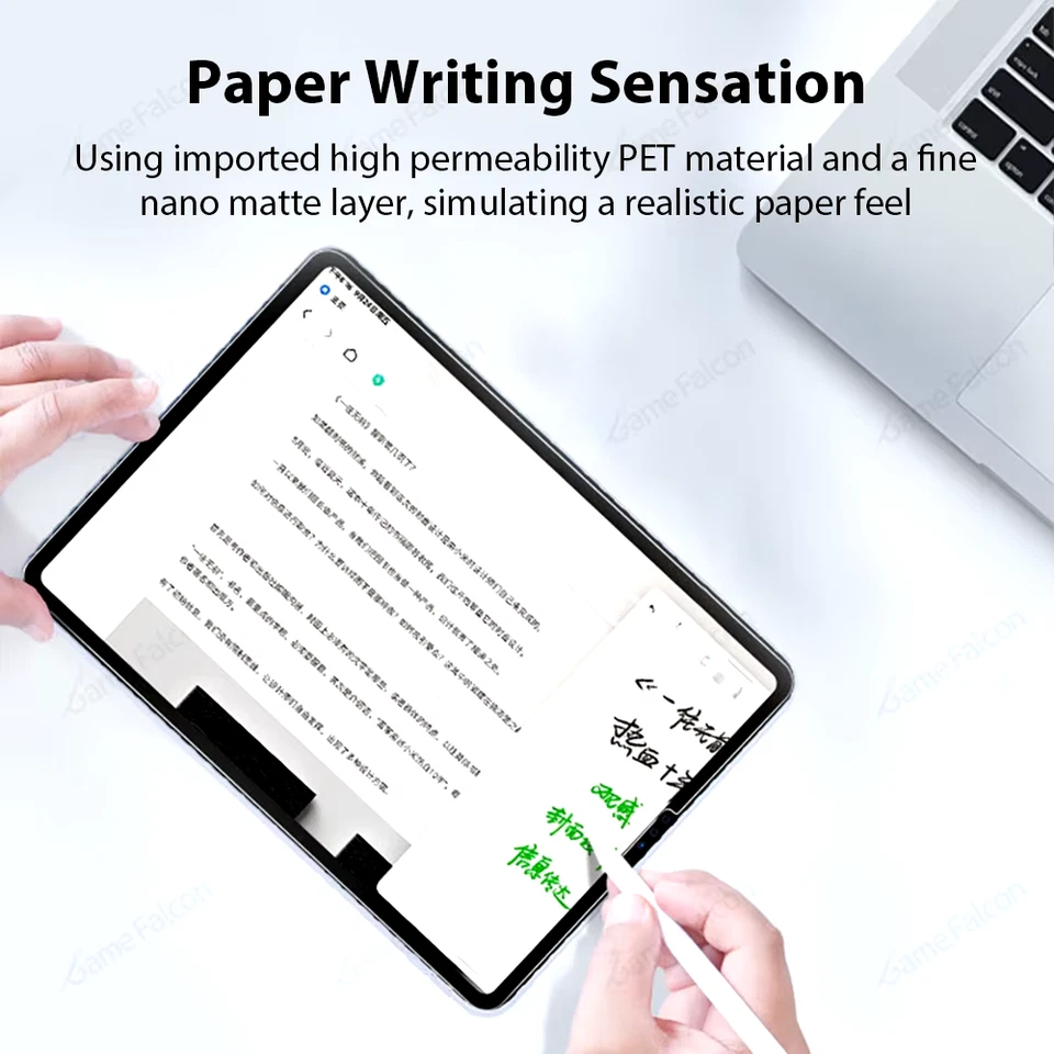 Like Paper Film Screen Protector for Ipad Pro 13 12.9 11 2024 M4 Air 4 5 3 10Th - Изображение 4 из 4