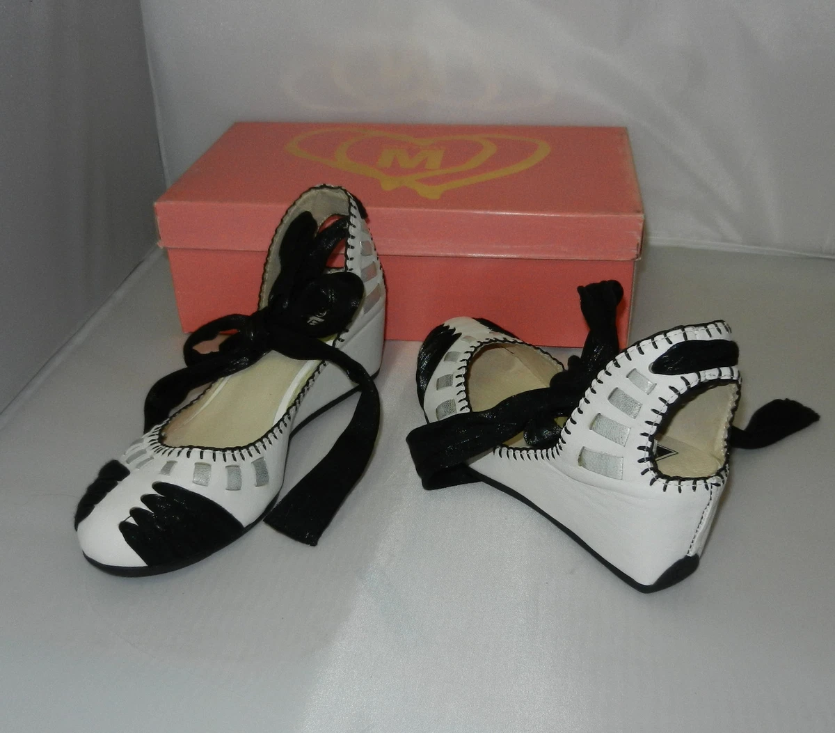 Mam Zelle Shoes Style Baritoin Compo Blanc Size 37 NEW W623 eBay