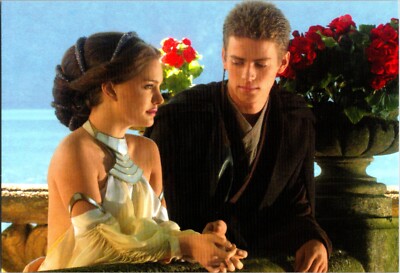 Postcard Anakin Skywalker Padmé Amidala Star Wars Attack of the