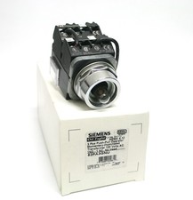 Siemens 52PA3GNU 3 Push-Pull Operator Momentary-Illuminated 120V 1NO-1NC No Head