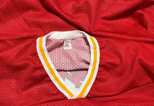 KANSAS CITY CHIEFS Men Red Vintage Rare NFL Football Jersey 3XL Wilson NEW TAG - Picture 3 of 7