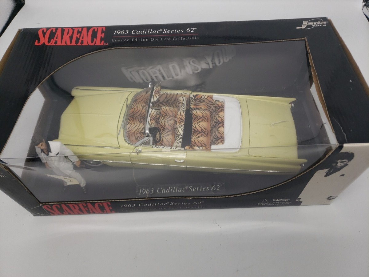 Scarface 1963 Cadillac Series 62 JADA 1:18 Limited Movie Diecast