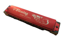 Vintage Blessing Harmonica Pre-owned, lots of character