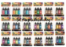 Ranger Tim Holtz Adirondack ALCOHOL INKS + MIXATIVES- Sealed 3 Pack YOU CHOOSE