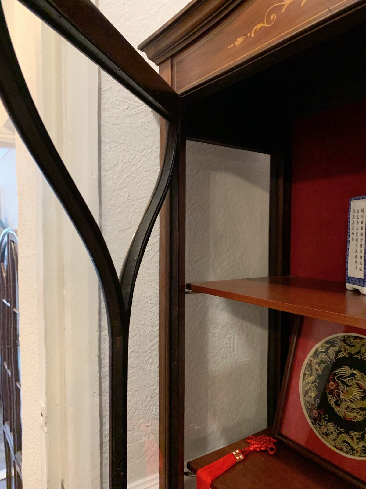 Edwardian Mahogany Glass Display eBay