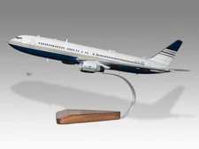 Boeing 767-300 Privilege Desk Wood Airplane New Model Small Scale 1/150