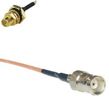 RG316 RP-SMA Female O-Ring to BNC FEMALE RF Cable Rapid-SHIP LOT