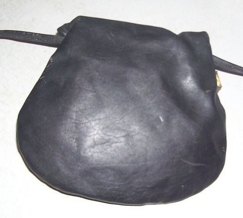 Vintage 70s Fancy Nancy Leather Handbag Adorned w/Lge Crystal & Quartz...Signed! - Picture 6 of 6